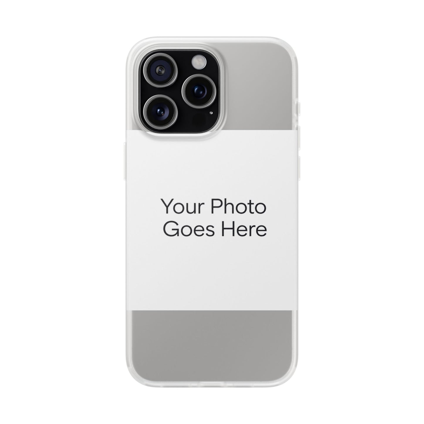 Custom Photo Phone Case — Slim Clear Flexible iPhone/Android Cover