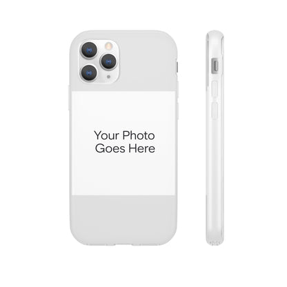 Custom Photo Phone Case — Slim Clear Flexible iPhone/Android Cover