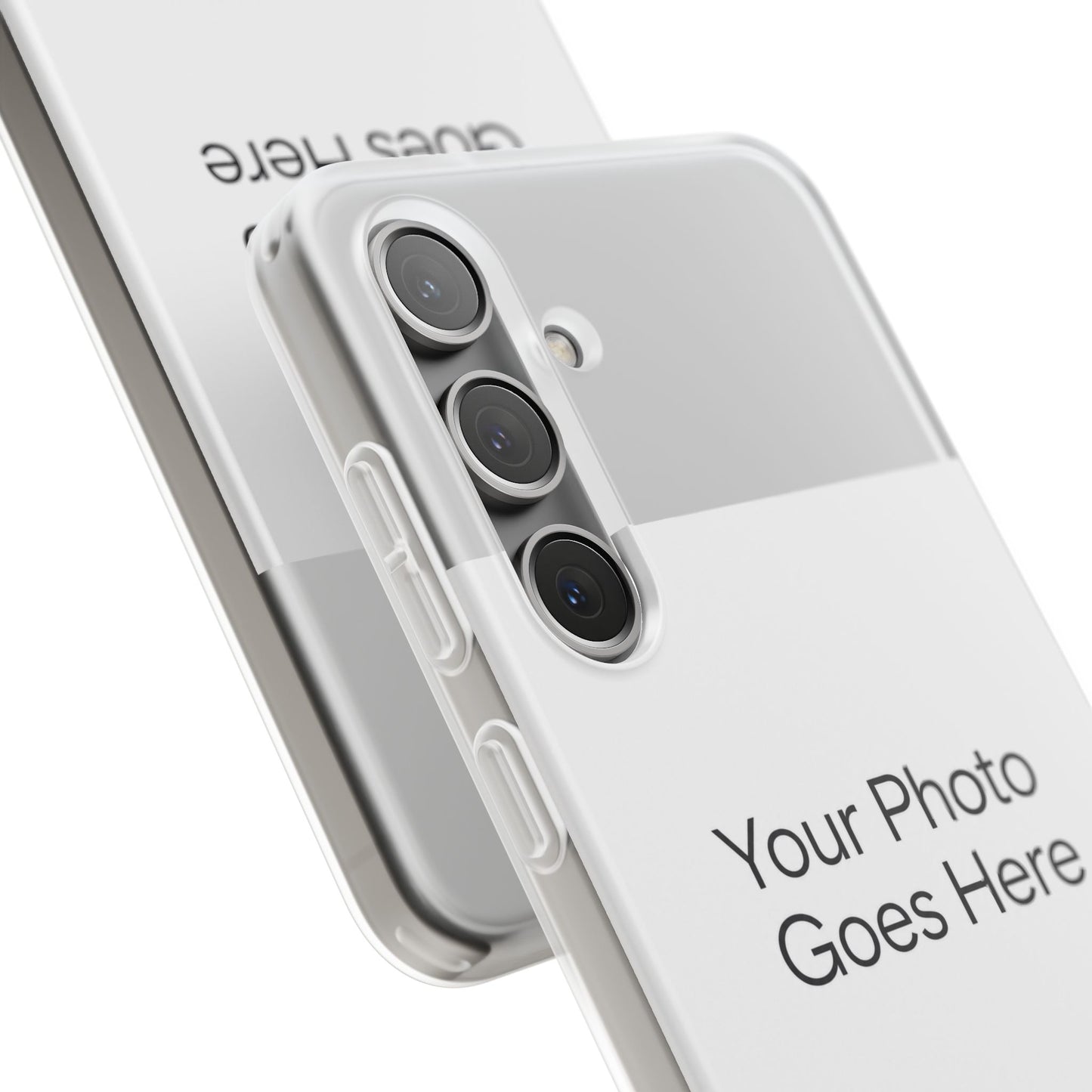 Custom Photo Phone Case — Slim Clear Flexible iPhone/Android Cover