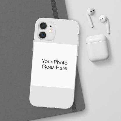 Custom Photo Phone Case — Slim Clear Flexible iPhone/Android Cover