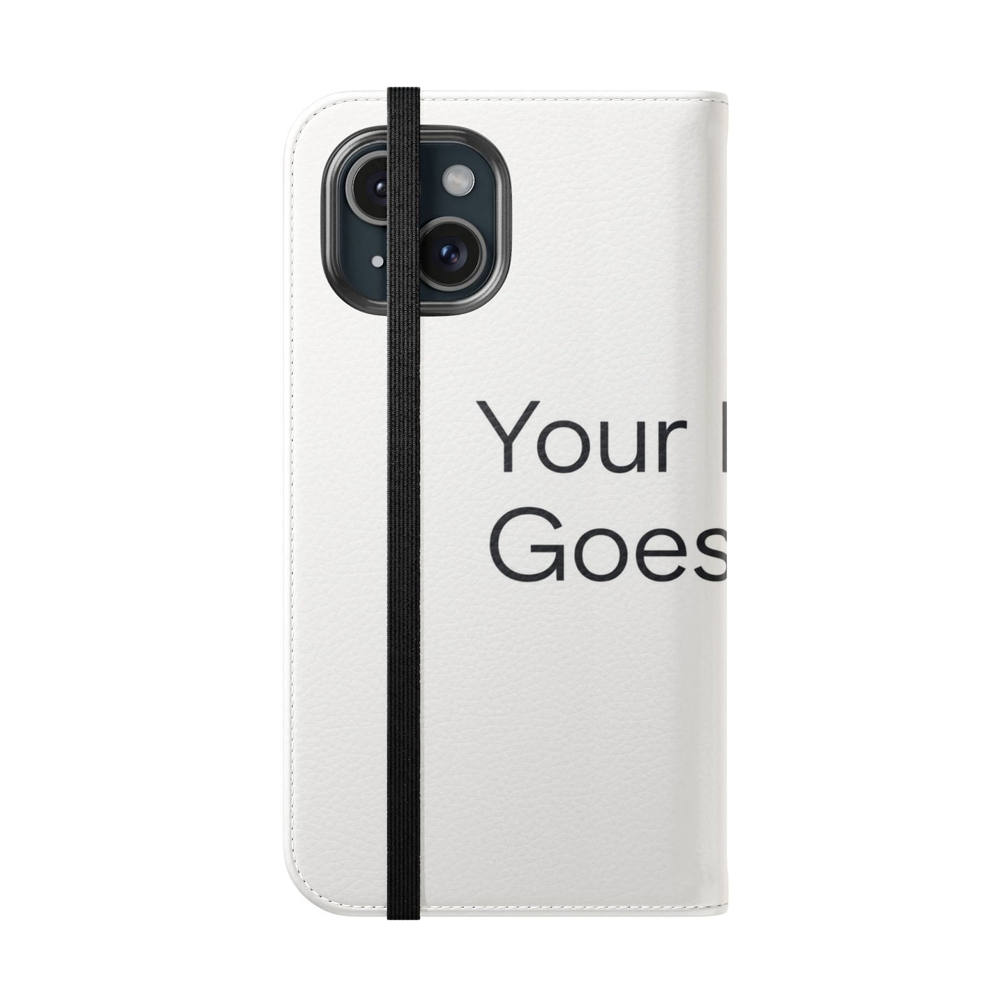 Custom Photo Flip Case — Personalized Wallet Phone Cover with Card Slots