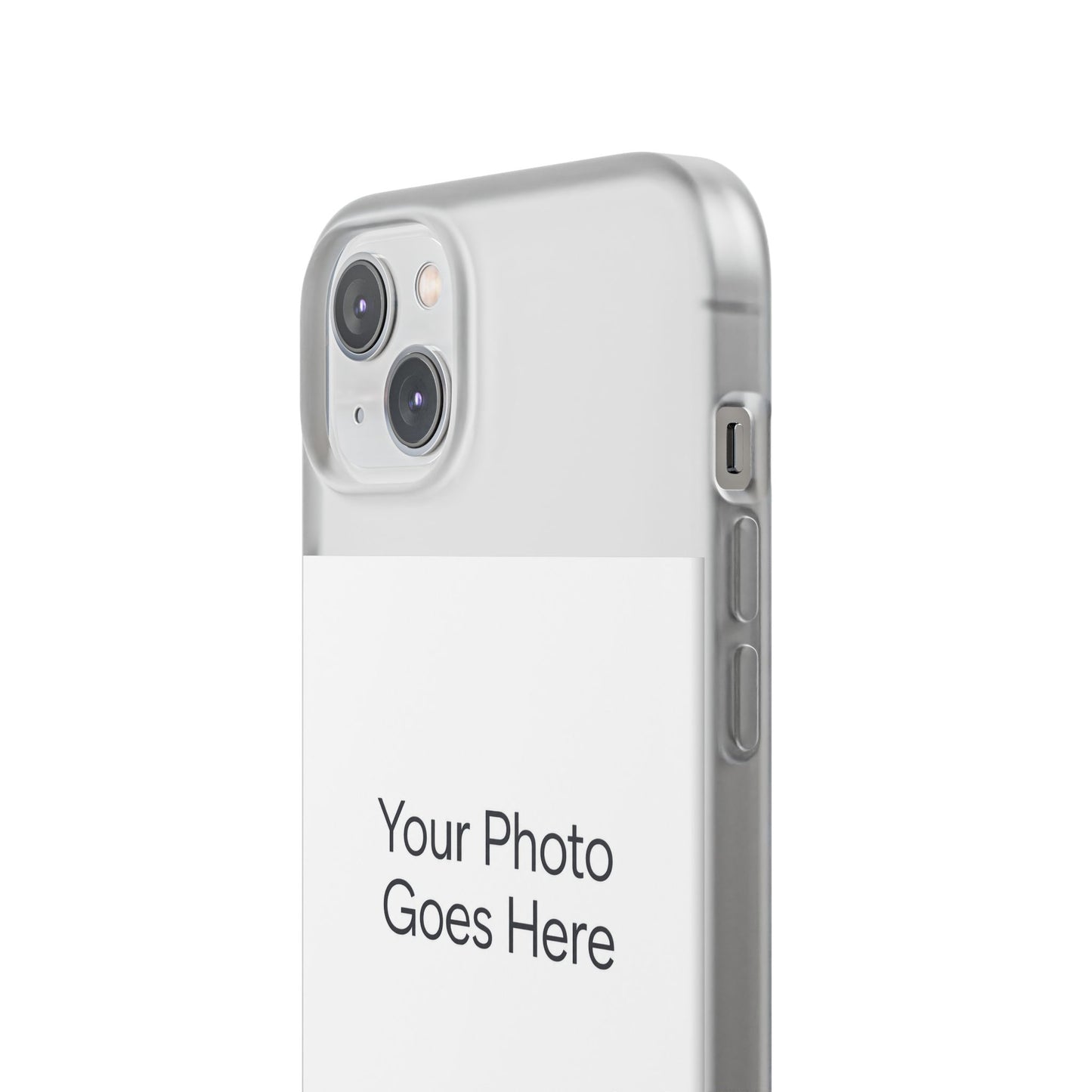 Custom Photo Phone Case — Slim Clear Flexible iPhone/Android Cover