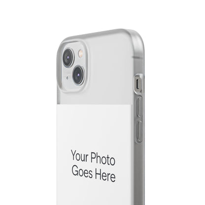 Custom Photo Phone Case — Slim Clear Flexible iPhone/Android Cover