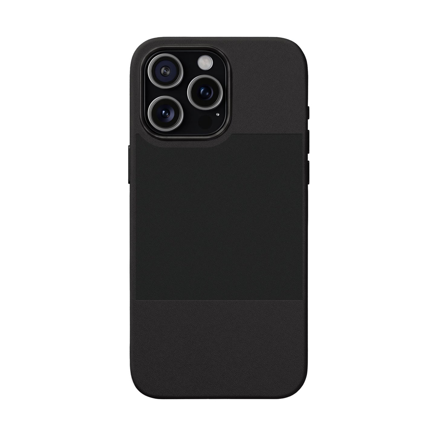 Engraved PU Leather Phone Case — Personalized Minimalist Protective Cover