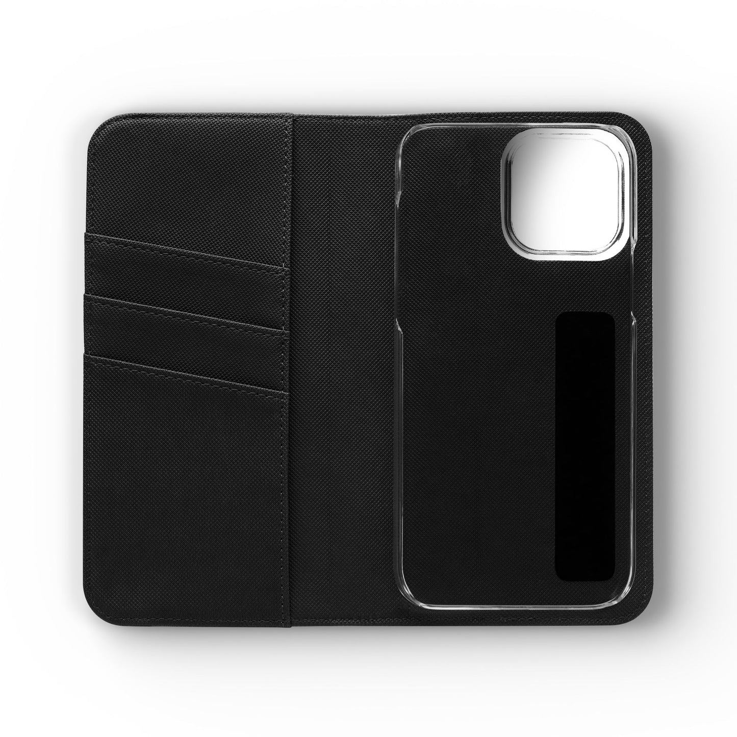 Custom Photo Flip Case — Personalized Wallet Phone Cover with Card Slots