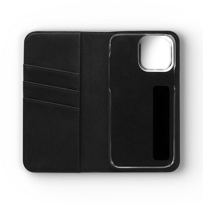 Custom Photo Flip Case — Personalized Wallet Phone Cover with Card Slots