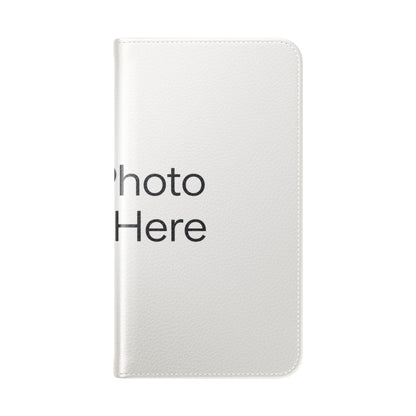 Custom Photo Flip Case — Personalized Wallet Phone Cover with Card Slots