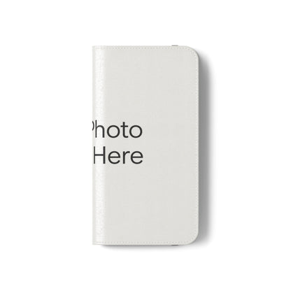 Custom Photo Flip Case — Personalized Wallet Phone Cover with Card Slots