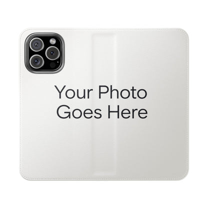 Custom Photo Flip Case — Personalized Wallet Phone Cover with Card Slots