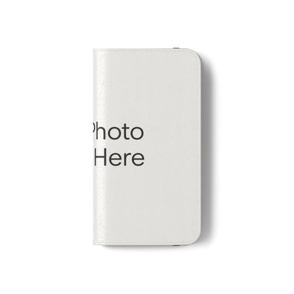 Custom Photo Flip Case — Personalized Wallet Phone Cover with Card Slots
