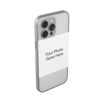 Custom Photo Phone Case — Slim Clear Flexible iPhone/Android Cover
