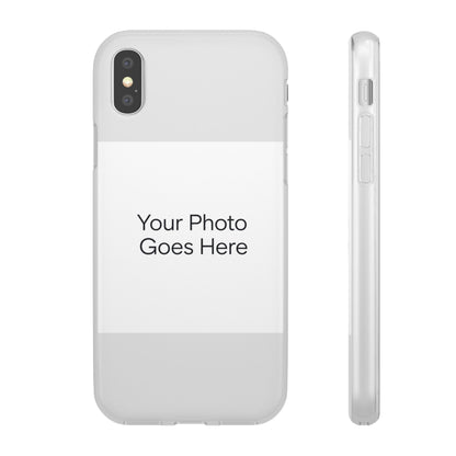 Custom Photo Phone Case — Slim Clear Flexible iPhone/Android Cover