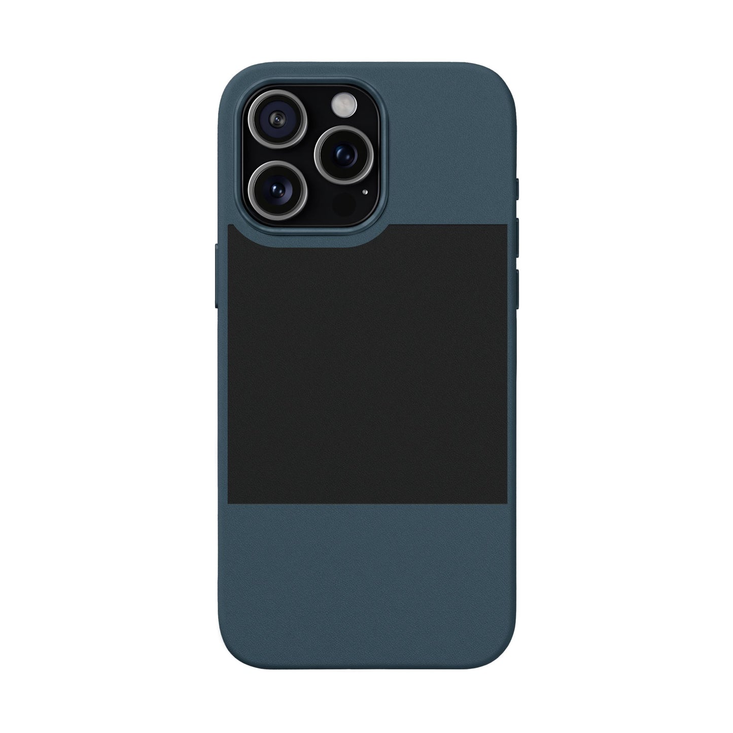 Engraved PU Leather Phone Case — Personalized Minimalist Protective Cover