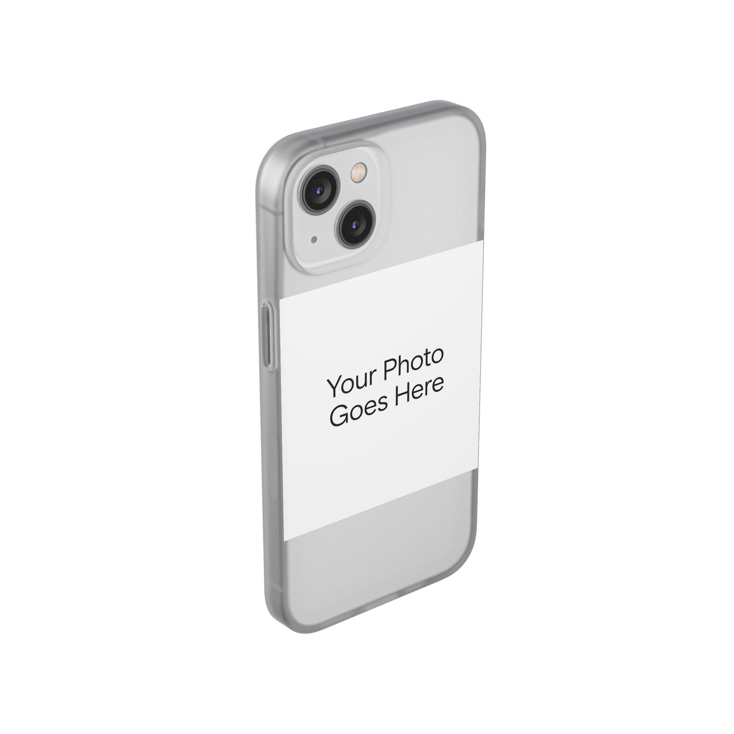 Custom Photo Phone Case — Slim Clear Flexible iPhone/Android Cover