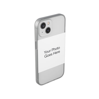 Custom Photo Phone Case — Slim Clear Flexible iPhone/Android Cover