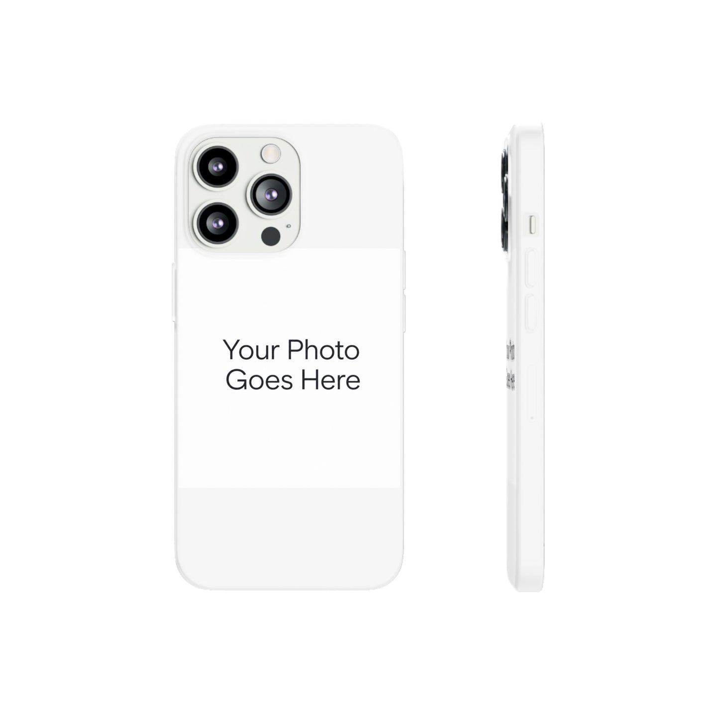 Custom Photo Phone Case — Slim Clear Flexible iPhone/Android Cover