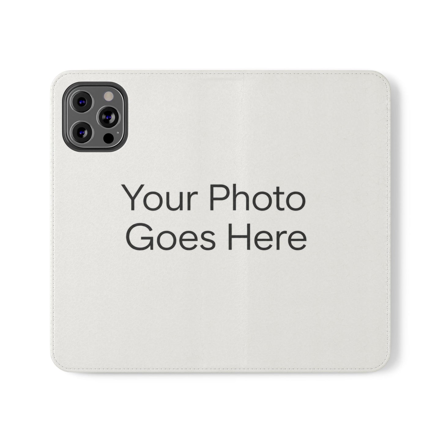 Custom Photo Flip Case — Personalized Wallet Phone Cover with Card Slots