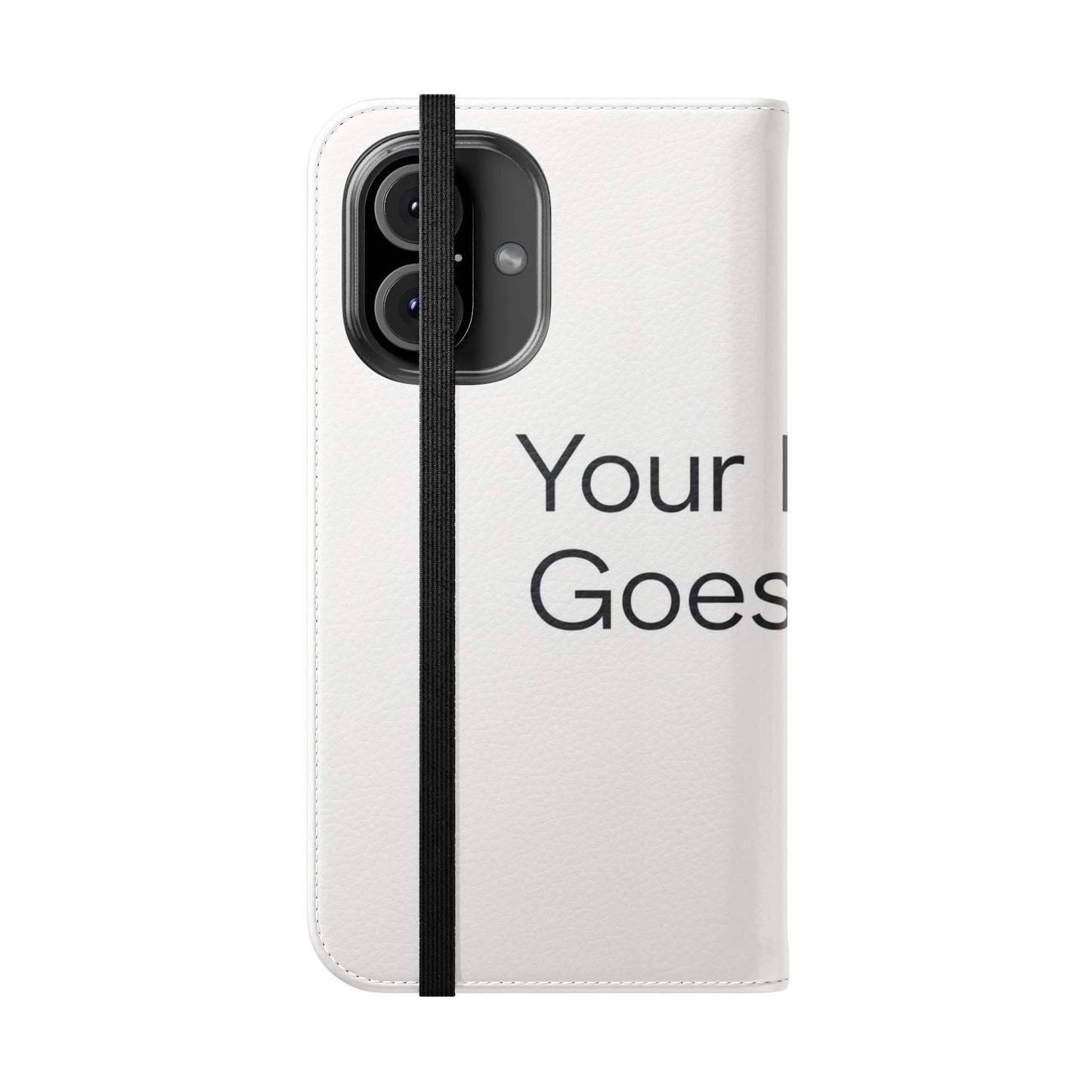 Custom Photo Flip Case — Personalized Wallet Phone Cover with Card Slots