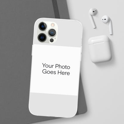 Custom Photo Phone Case — Slim Clear Flexible iPhone/Android Cover