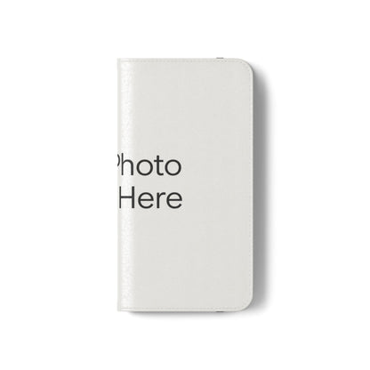 Custom Photo Flip Case — Personalized Wallet Phone Cover with Card Slots