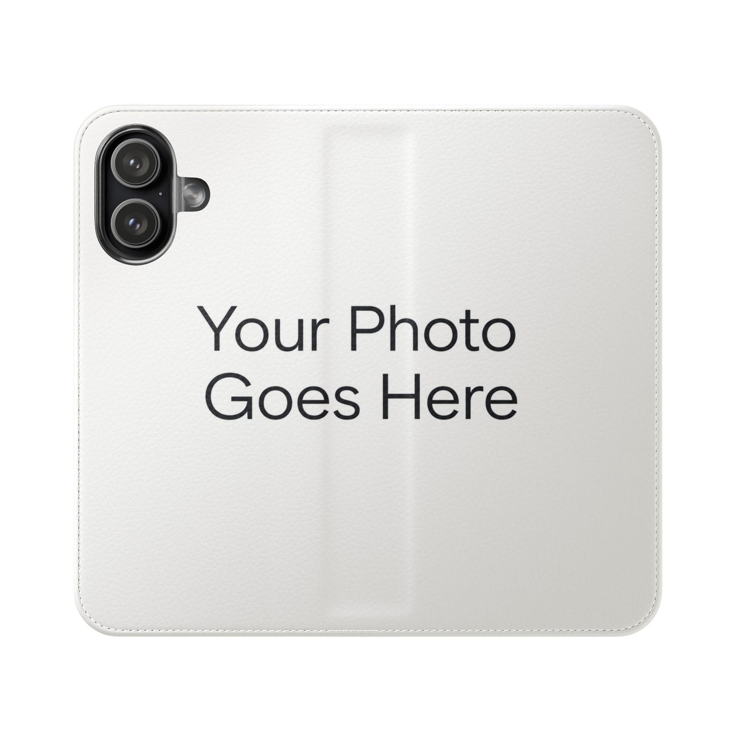 Custom Photo Flip Case — Personalized Wallet Phone Cover with Card Slots