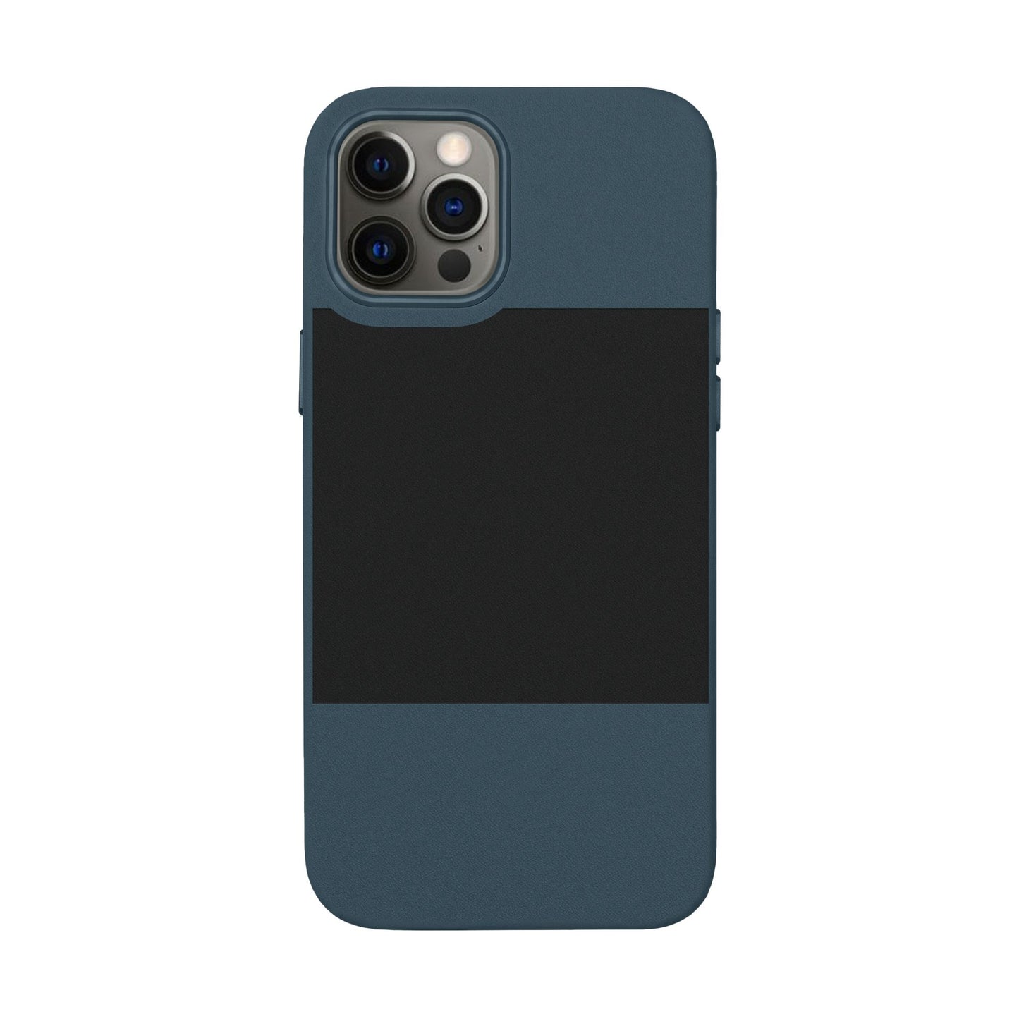 Engraved PU Leather Phone Case — Personalized Minimalist Protective Cover
