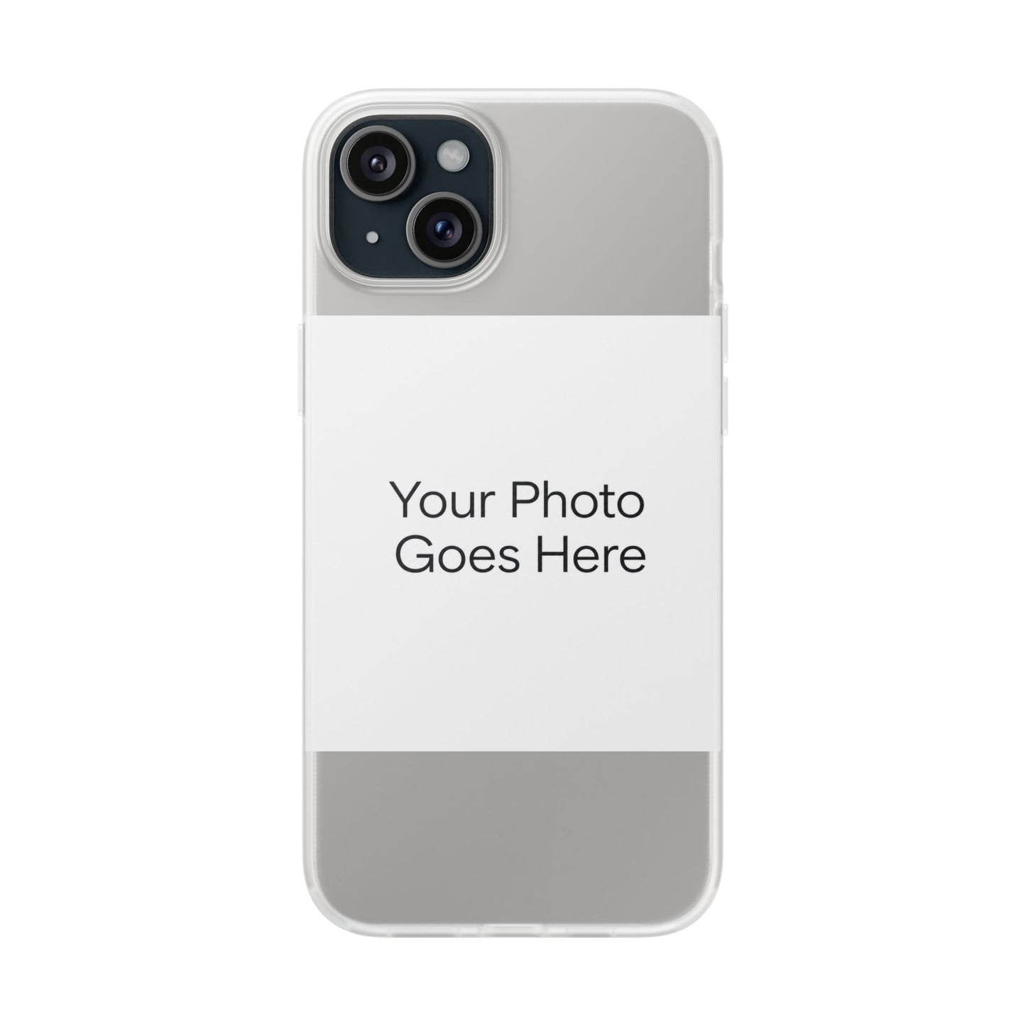 Custom Photo Phone Case — Slim Clear Flexible iPhone/Android Cover