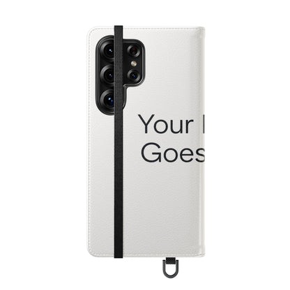 Custom Photo Flip Case — Personalized Wallet Phone Cover with Card Slots