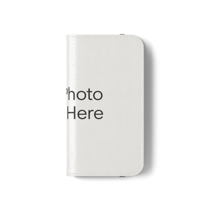 Custom Photo Flip Case — Personalized Wallet Phone Cover with Card Slots