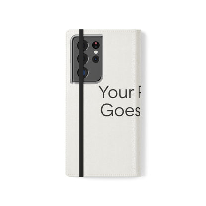 Custom Photo Flip Case — Personalized Wallet Phone Cover with Card Slots