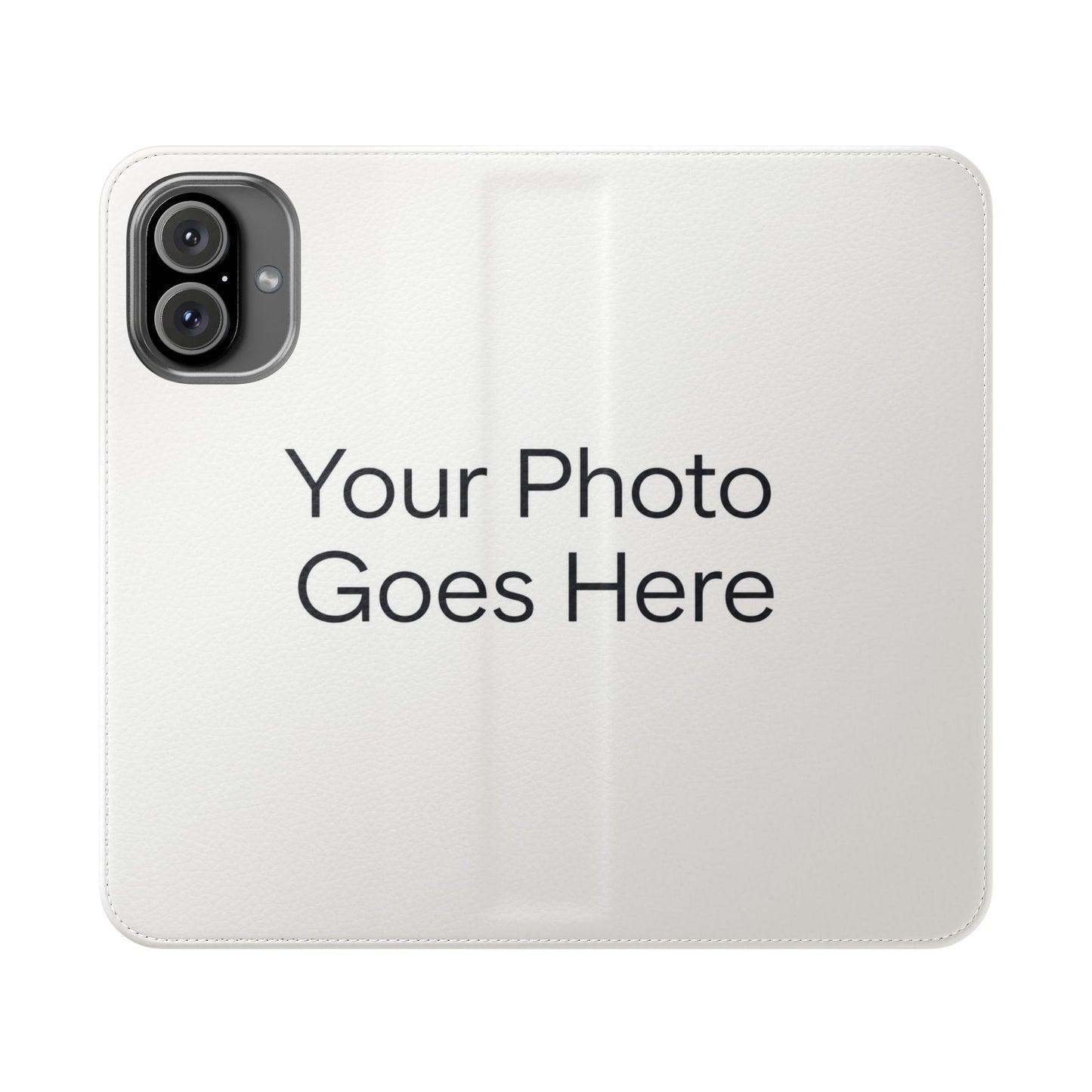 Custom Photo Flip Case — Personalized Wallet Phone Cover with Card Slots