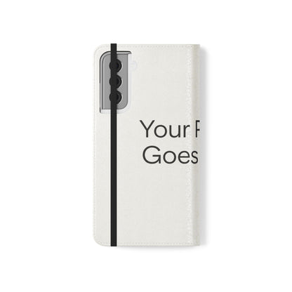 Custom Photo Flip Case — Personalized Wallet Phone Cover with Card Slots