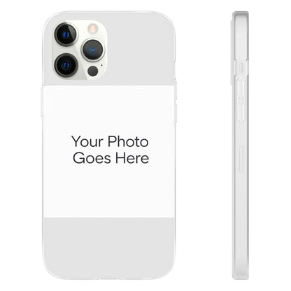 Custom Photo Phone Case — Slim Clear Flexible iPhone/Android Cover