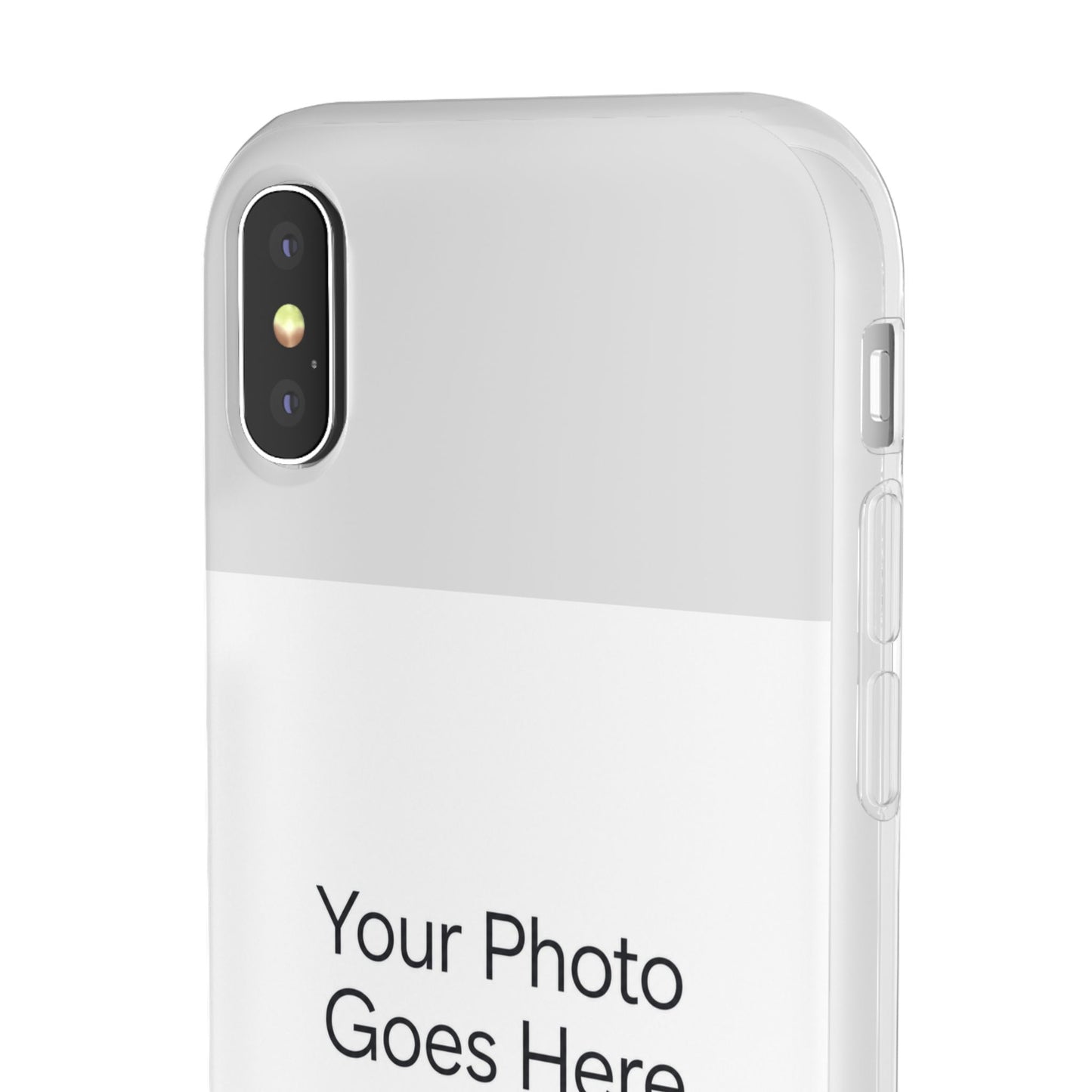 Custom Photo Phone Case — Slim Clear Flexible iPhone/Android Cover