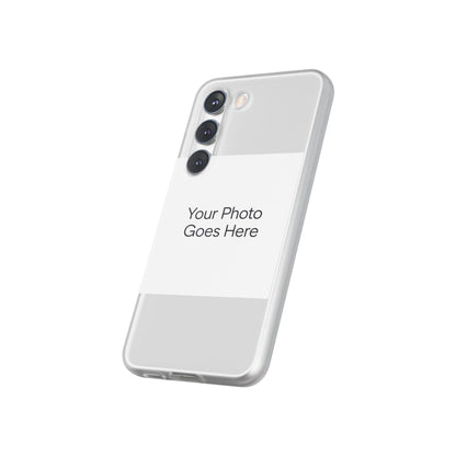 Custom Photo Phone Case — Slim Clear Flexible iPhone/Android Cover