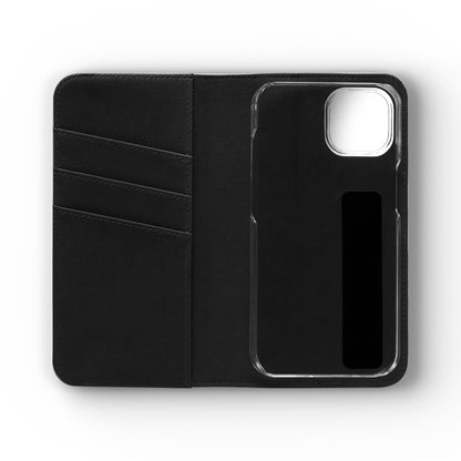 Custom Photo Flip Case — Personalized Wallet Phone Cover with Card Slots