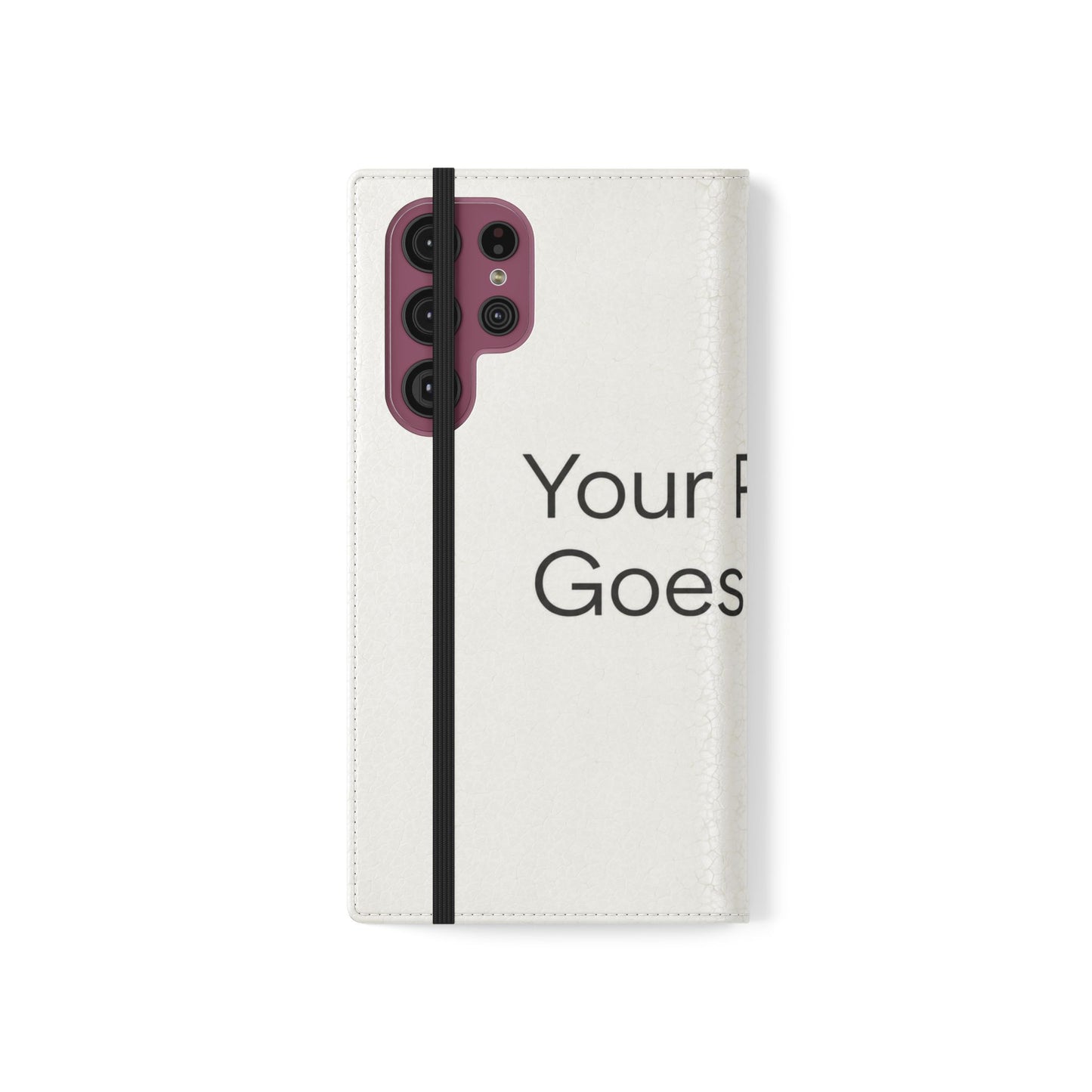 Custom Photo Flip Case — Personalized Wallet Phone Cover with Card Slots