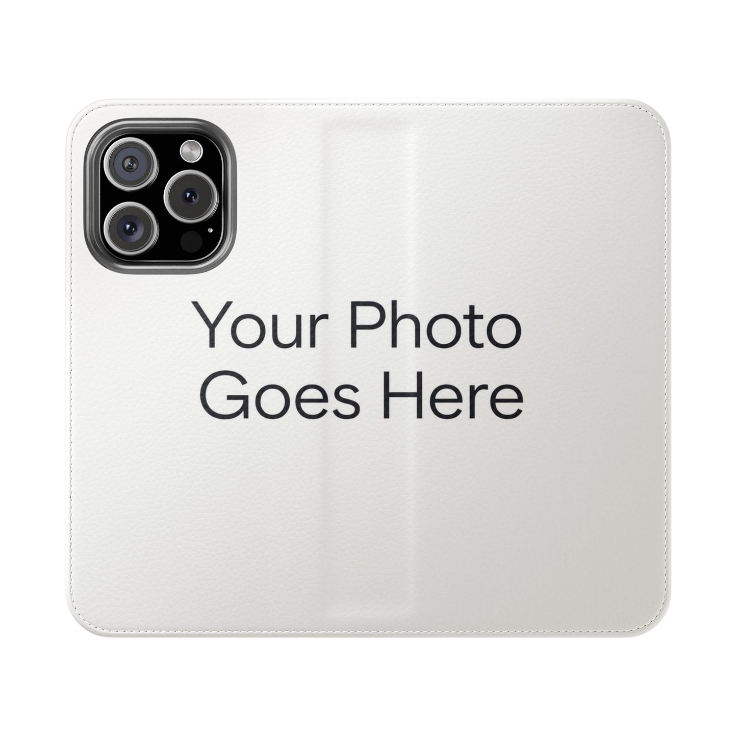 Custom Photo Flip Case — Personalized Wallet Phone Cover with Card Slots