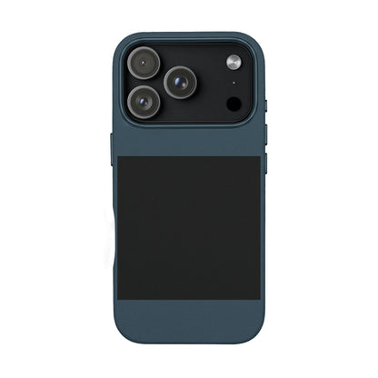 Engraved PU Leather Phone Case — Personalized Minimalist Protective Cover