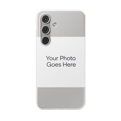 Custom Photo Phone Case — Slim Clear Flexible iPhone/Android Cover