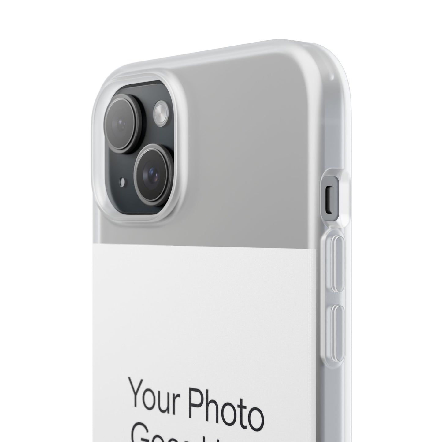 Custom Photo Phone Case — Slim Clear Flexible iPhone/Android Cover