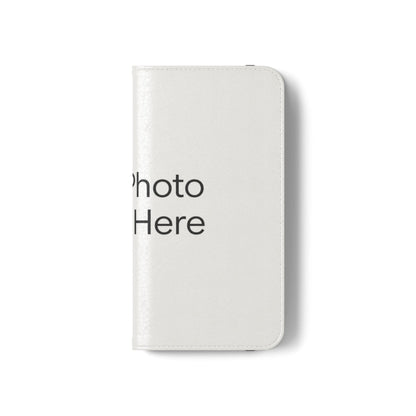 Custom Photo Flip Case — Personalized Wallet Phone Cover with Card Slots