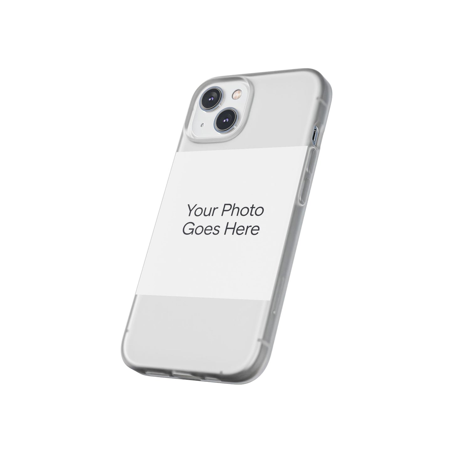 Custom Photo Phone Case — Slim Clear Flexible iPhone/Android Cover