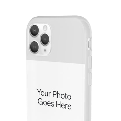Custom Photo Phone Case — Slim Clear Flexible iPhone/Android Cover
