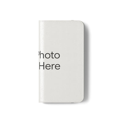 Custom Photo Flip Case — Personalized Wallet Phone Cover with Card Slots