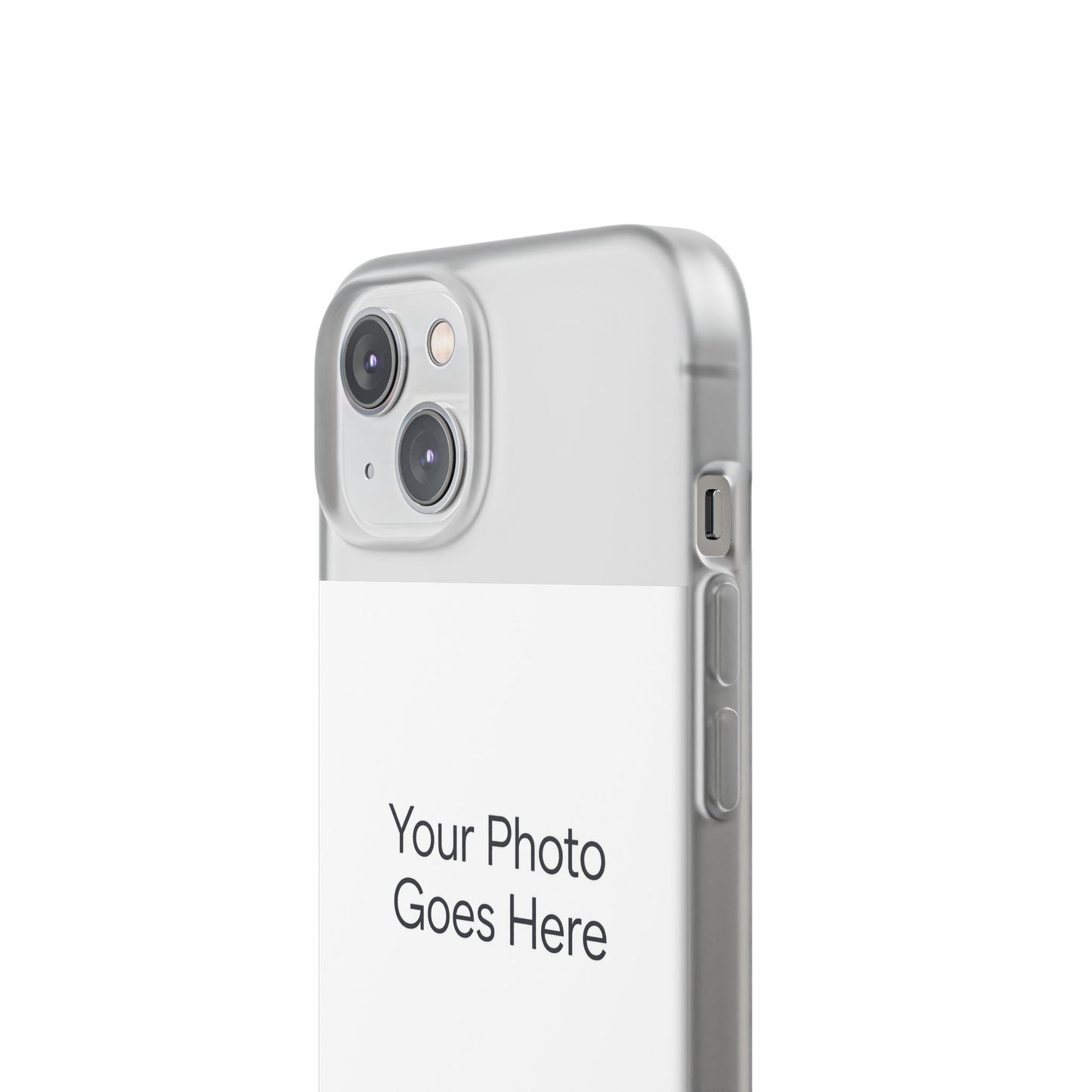 Custom Photo Phone Case — Slim Clear Flexible iPhone/Android Cover