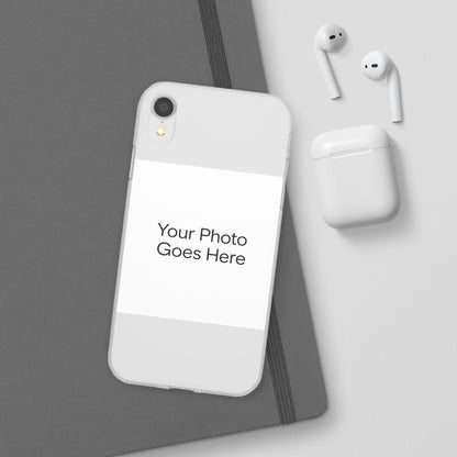 Custom Photo Phone Case — Slim Clear Flexible iPhone/Android Cover