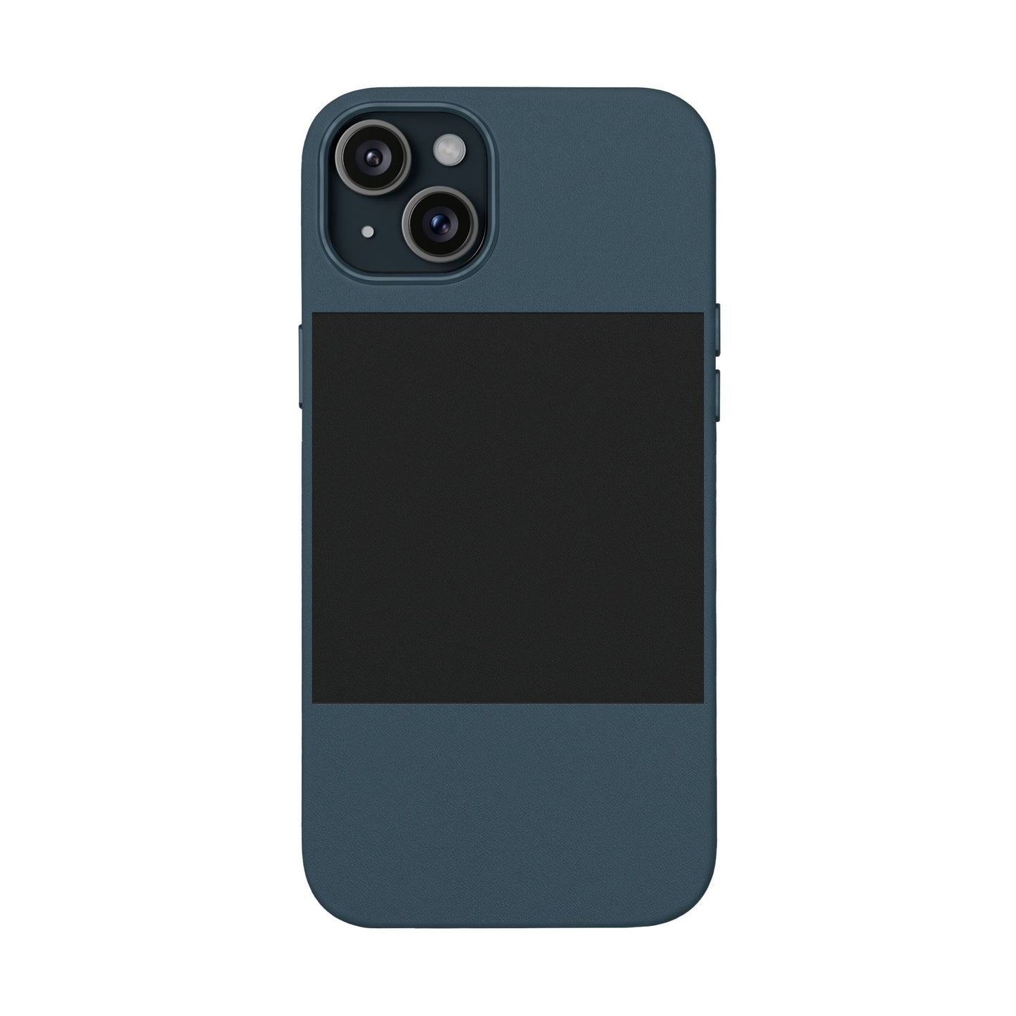 Engraved PU Leather Phone Case — Personalized Minimalist Protective Cover