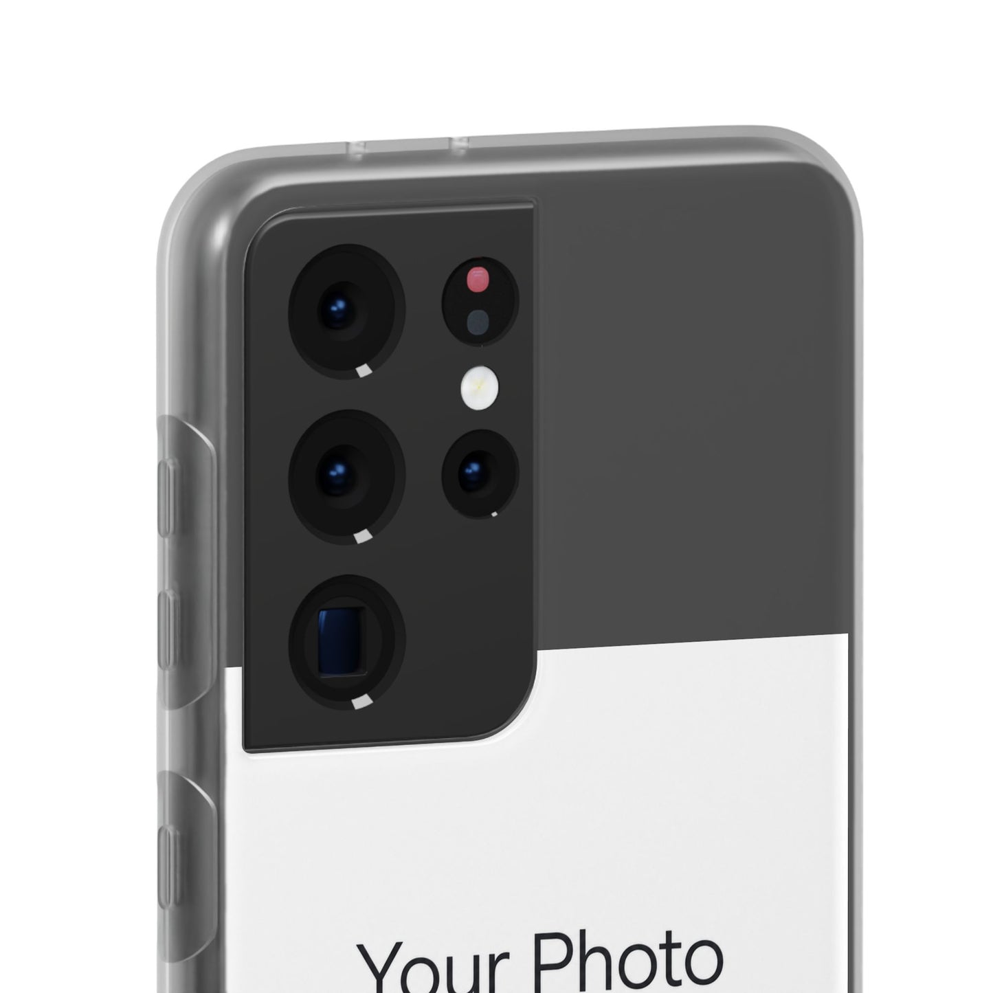 Custom Photo Phone Case — Slim Clear Flexible iPhone/Android Cover