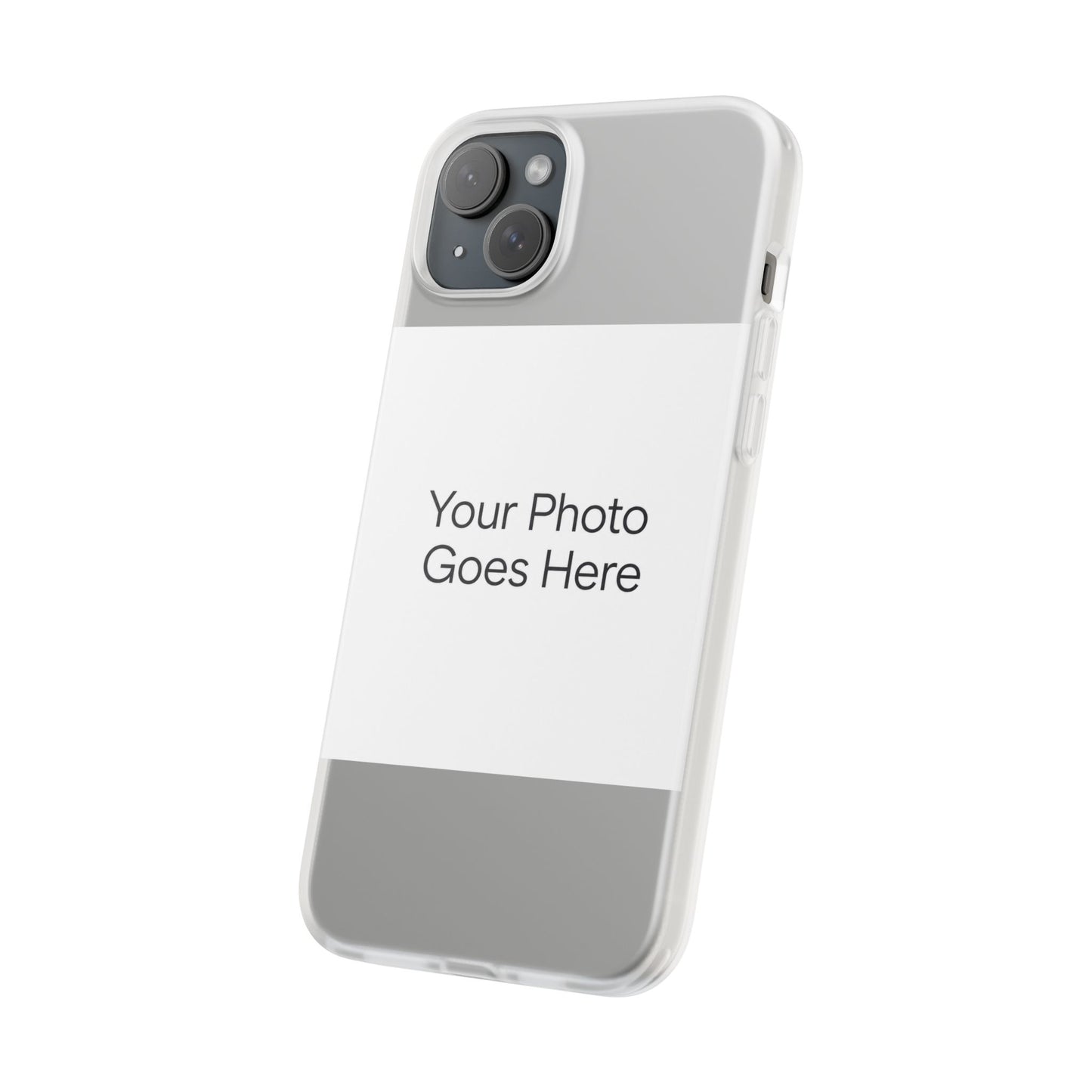 Custom Photo Phone Case — Slim Clear Flexible iPhone/Android Cover
